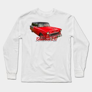 1955 Chevrolet 210 Handyman 2 Door Station Wagon Long Sleeve T-Shirt